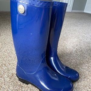 Ugg blue rain boots